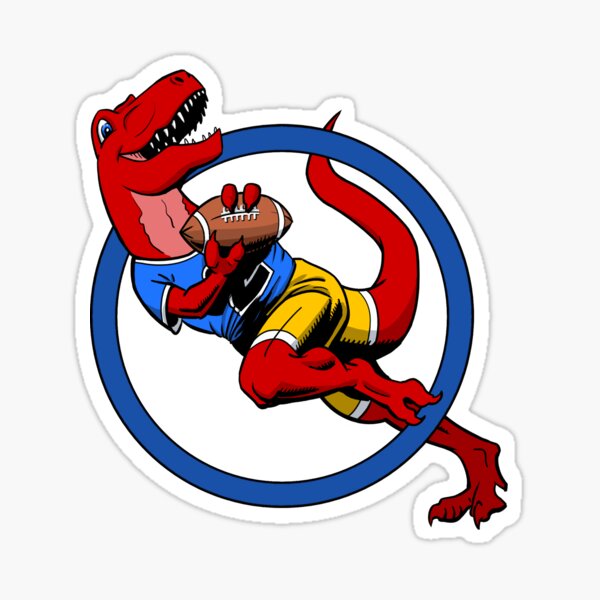 T-Rex American Football Player Sticker