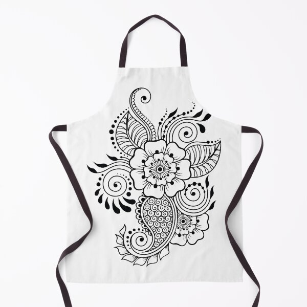 Item preview, Beautiful Henna Flowers Drawing Art designed and sold by JTS STORE.
