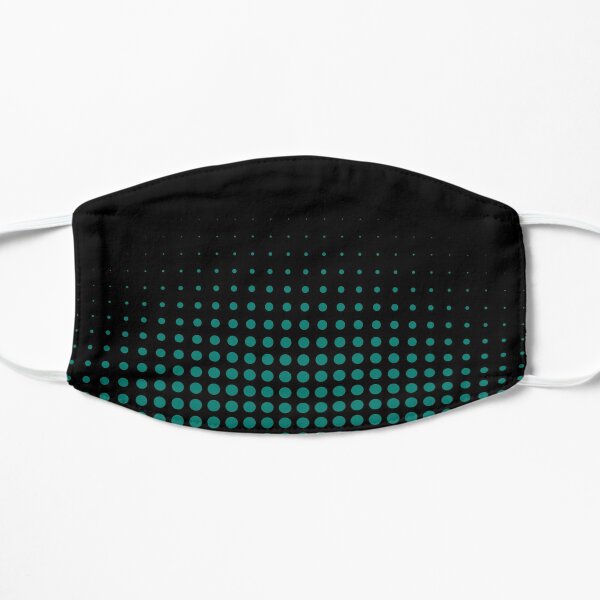 Blauer Toscha Circle Klon Flache Maske
