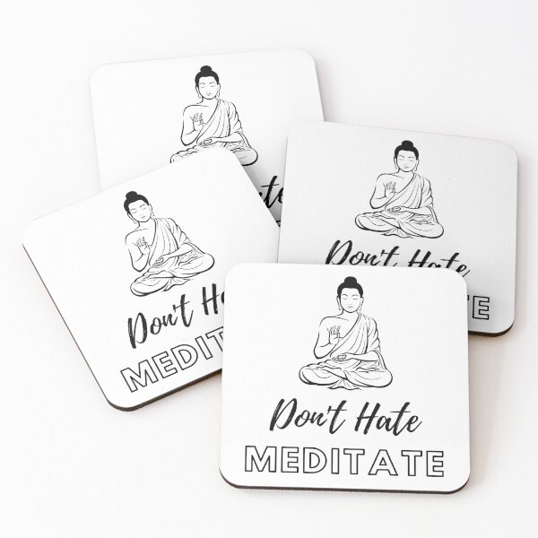 Item preview, Dont Hate Meditate  designed and sold by Pandoras-Boxx.