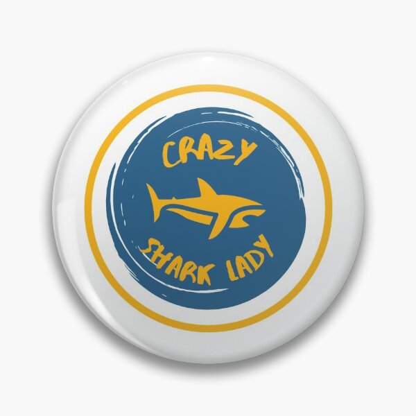 Item preview, The Crazy Shark Lady designed and sold by Jayzdesigns.