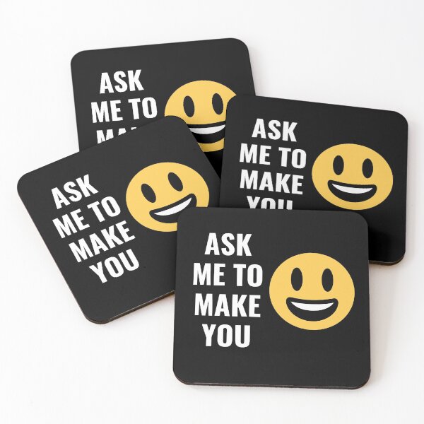 Item preview, Ask Me To Make You Smile Funny Design designed and sold by up4tee.