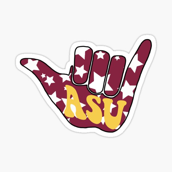 ASU hang loose Sticker