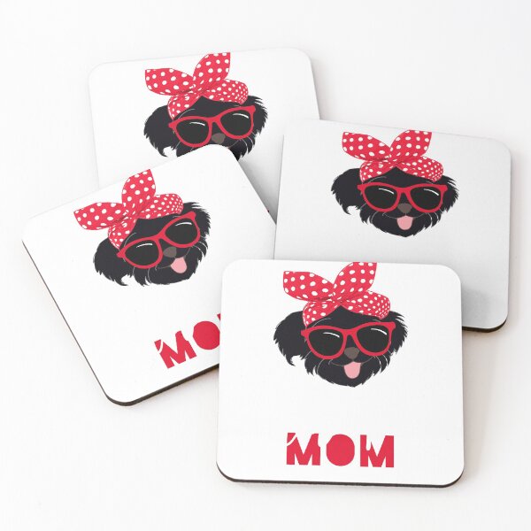 Item preview, Black Shih Poo Dog Mom designed and sold by SwankyBazaar.