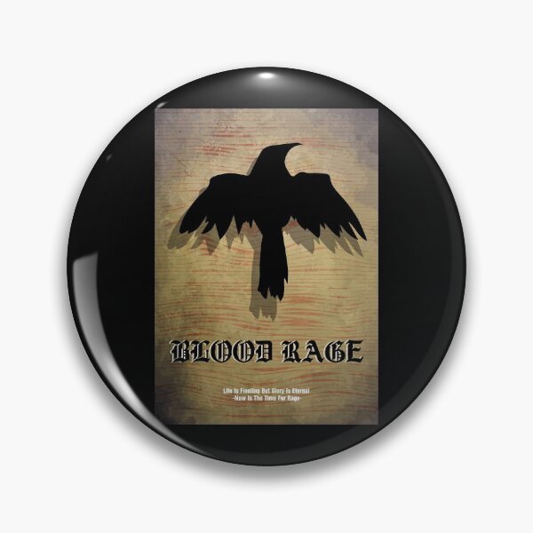 Item preview, Blood Rage - Board Games Design - Movie Poster Style - Board Game Art designed and sold by MeepleDesign.