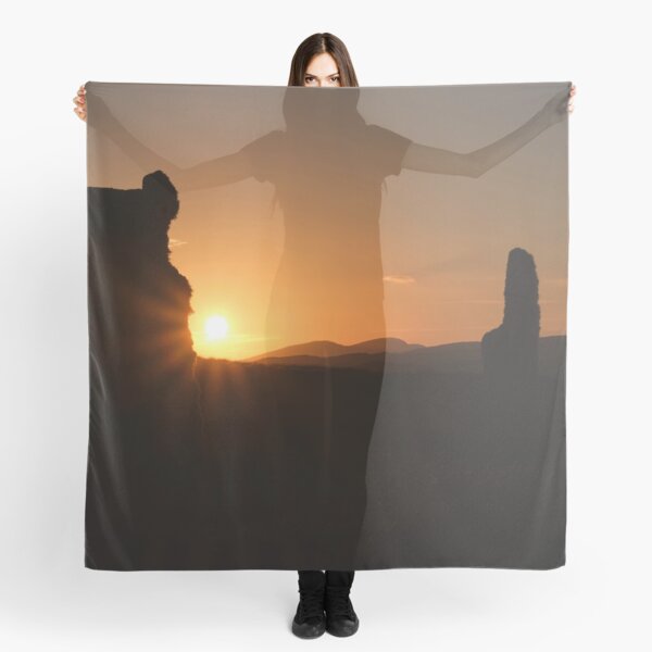 Ceann Hulavig / Callanish IV Sunset Scarf