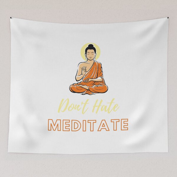 Item preview, Dont Hate Meditate  designed and sold by Pandoras-Boxx.