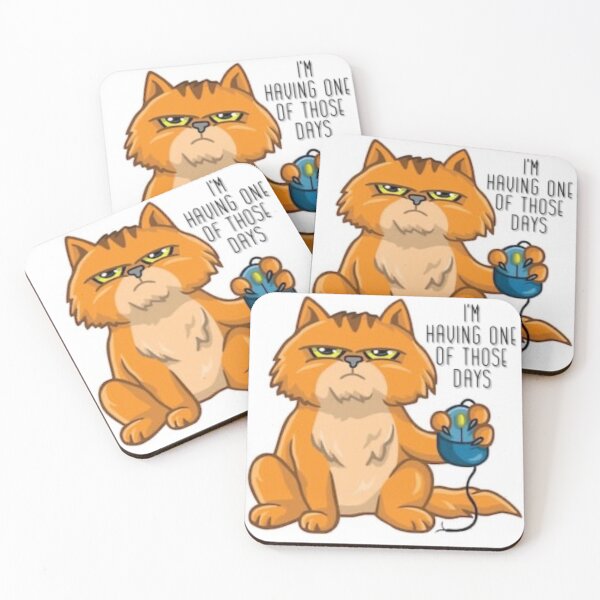 Item preview, Grumpy cat and mouse designed and sold by designbyjodyb.
