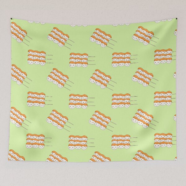 Item preview, Delicious Mitarashi Dango (Japanese Rice Dumplings) designed and sold by Snacks-At-3.