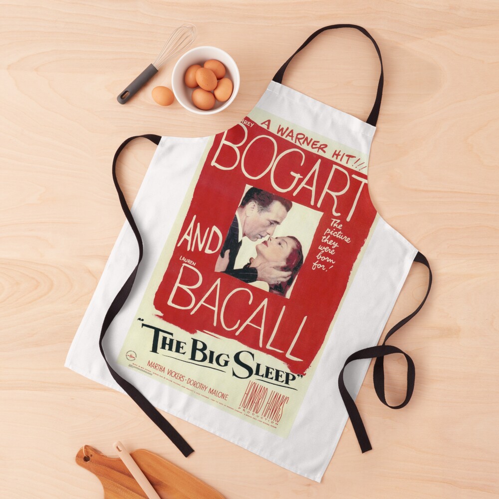 The Big Sleep - vintage movie poster (Bogart, Bacall) Apron