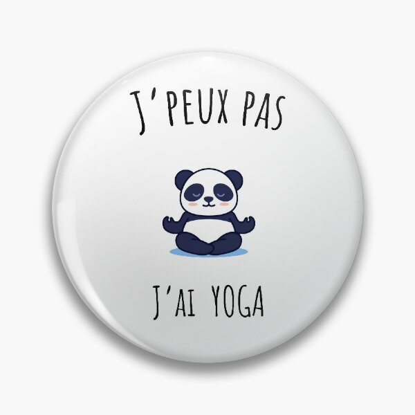 Item preview, I can't have yoga, cute panda drawing designed and sold by Curlyhaire.