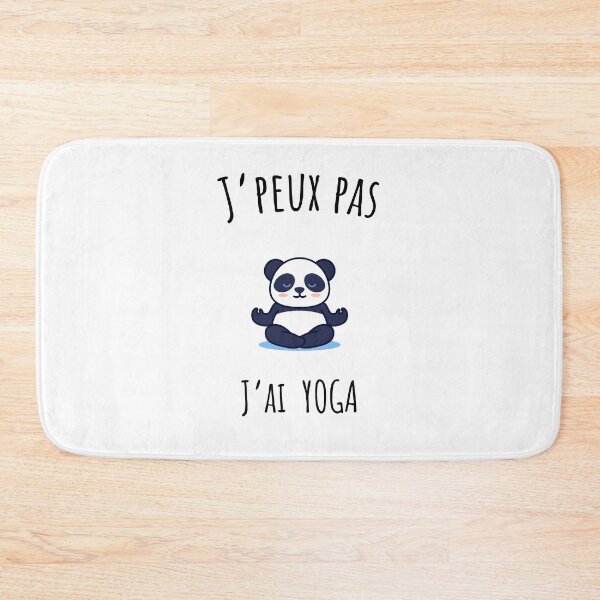 Item preview, I can't have yoga, cute panda drawing designed and sold by Curlyhaire.