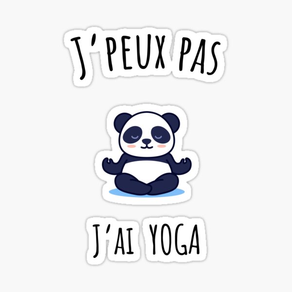 Panda Yoga Sticker – MercedesLopezCharro