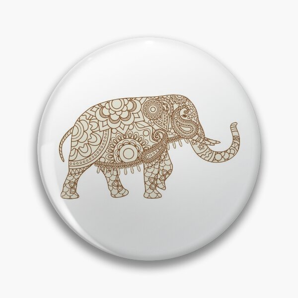 Item preview, Mehndi Indian Elephant Art designed and sold by JTS STORE.