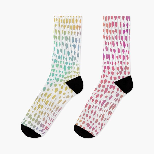 Item preview, Pastel rainbow abstract rain designed and sold by MyYellowBird.