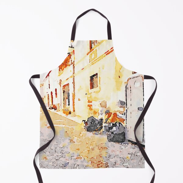 Item preview, L'Aquila: street with household goods designed and sold by Giuseppe Cocco.