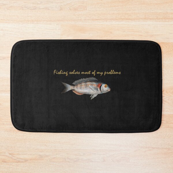 Item preview, fishing solves my problems designed and sold by ELEGANZZIA.