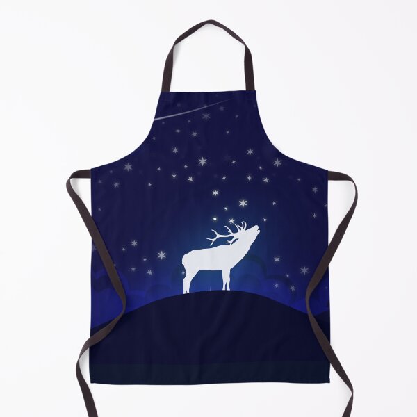 Item preview, starry night and reindeer, Christmas costume watercolor flat design with the mountain landscape. iPhone or Samsung phone Case & Cover designed and sold by RoManSmArt.