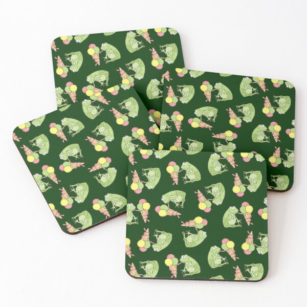 Item preview, Frog with Icecream Pattern designed and sold by sifis.