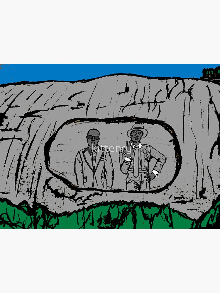 Two Dope Boyz on Stone Mountain by kittenry