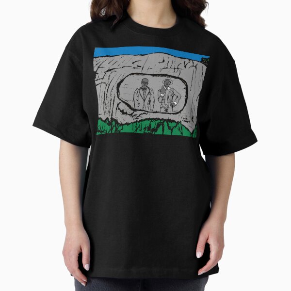 Two Dope Boyz on Stone Mountain Oversized T-Shirt