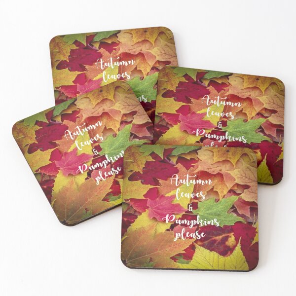 Item preview, Autumn leaves and pumpkins designed and sold by Beeffervescent.