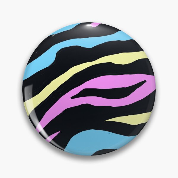 Item preview, Pink and Purple Unique Zebra Geographic Pattern designed and sold by ChromaticAddict.
