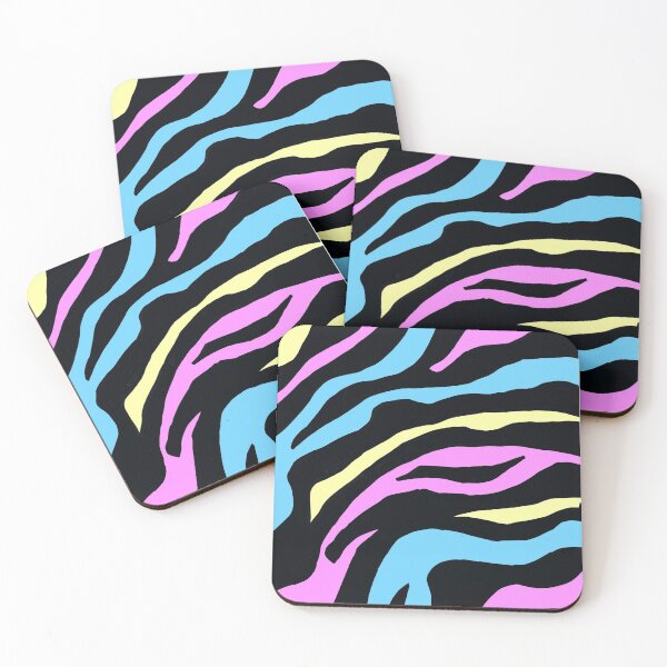 Item preview, Pink and Purple Unique Zebra Geographic Pattern designed and sold by ChromaticAddict.
