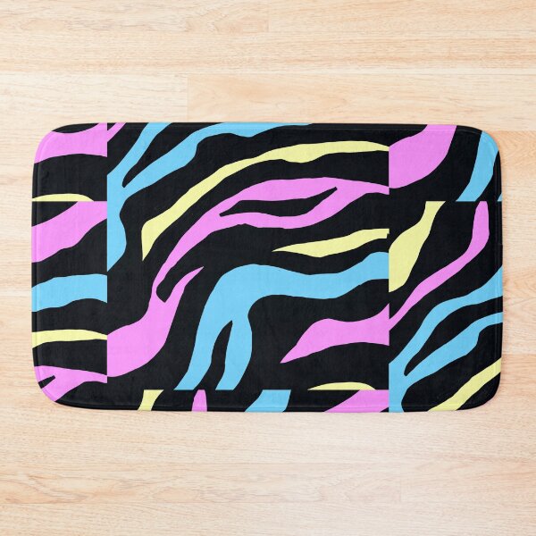 Item preview, Pink and Purple Unique Zebra Geographic Pattern designed and sold by ChromaticAddict.