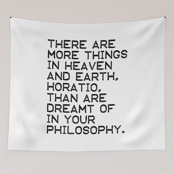 Item preview, There are more things in heaven and earth (black) designed and sold by didijuca.