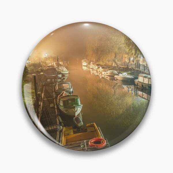 Item preview, Grove Ferry misty night river stour designed and sold by rogerstanger.