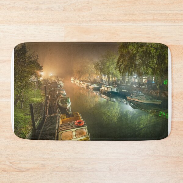 Item preview, Grove Ferry misty night river stour designed and sold by rogerstanger.