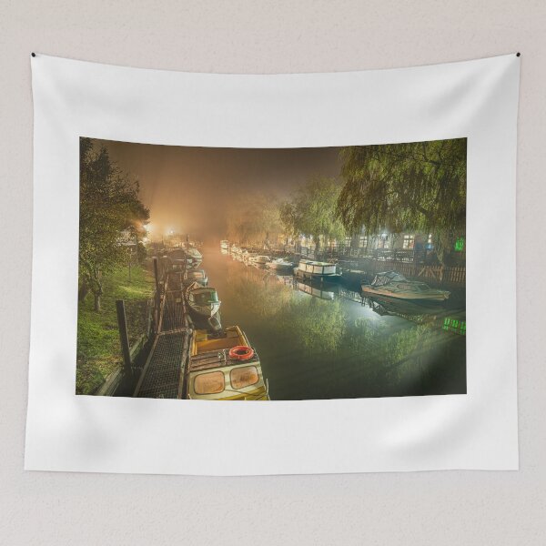 Item preview, Grove Ferry misty night river stour designed and sold by rogerstanger.