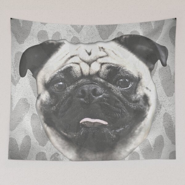 Item preview, Love Pug / Pug Dog Lovers / Pug Mom / Pug Dad designed and sold by artenvironments.