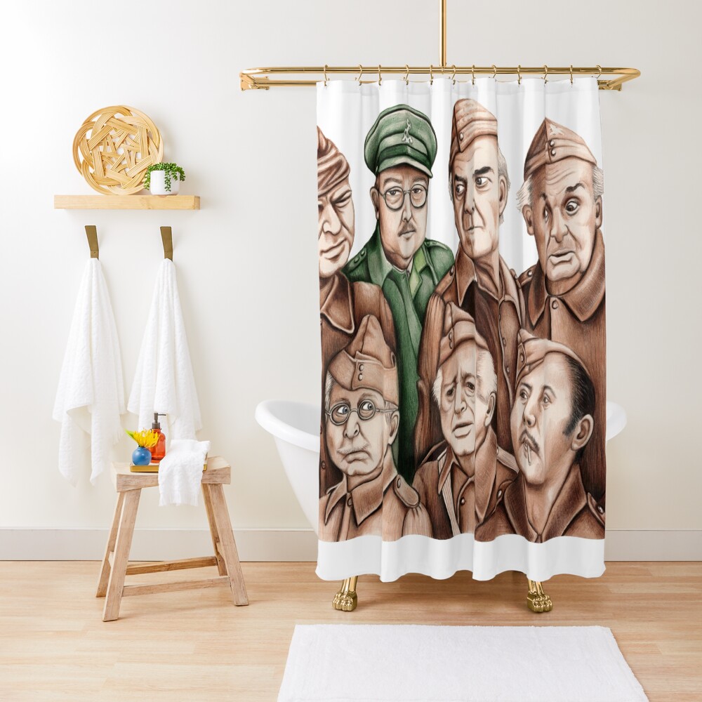 "Dad's Army" Shower Curtain by mags0412 Redbubble