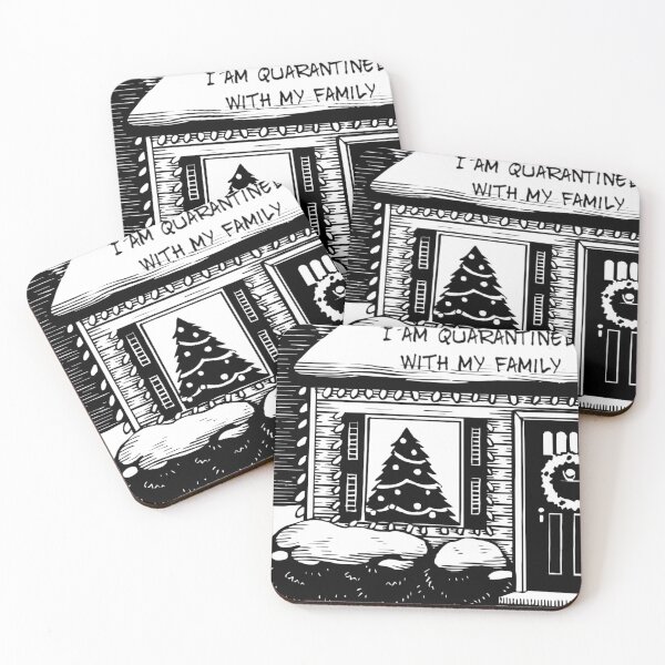 Item preview, Help! I am quarantined with my family for Christmas designed and sold by Snarkytacos.