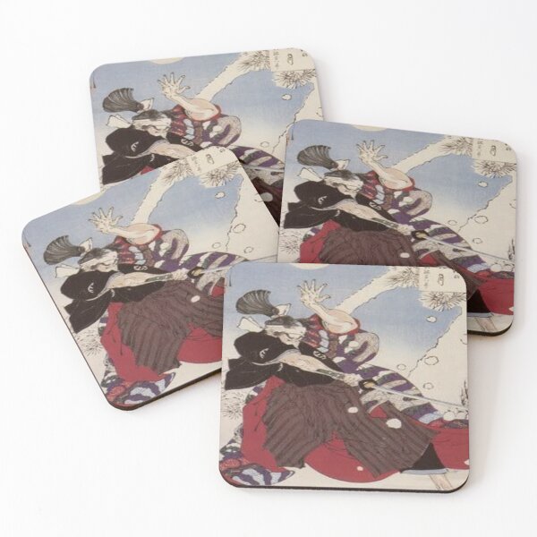 Item preview, Japanese Samurai Fighting Snow designed and sold by Ygdrzil.