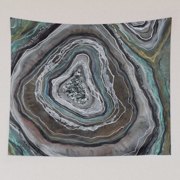 Item preview, EARTH GEODE / Natural / Earthy / Bronze Geode Art / Freeform / Agate Art designed and sold by artenvironments.
