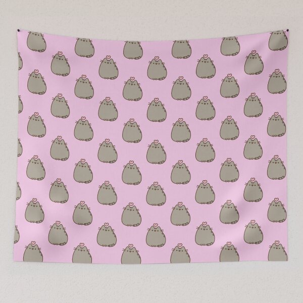 Item preview, Cute cat on pink background designed and sold by GirlandPower.