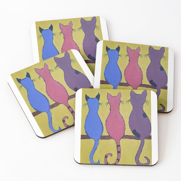 Item preview, Three little cats designed and sold by MeriArt-LR.