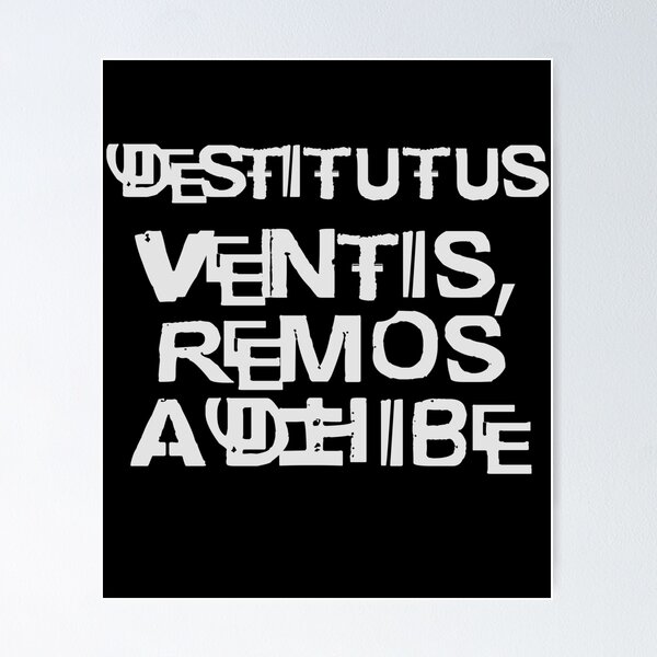 Destitutus ventis remos adhibe Meaning