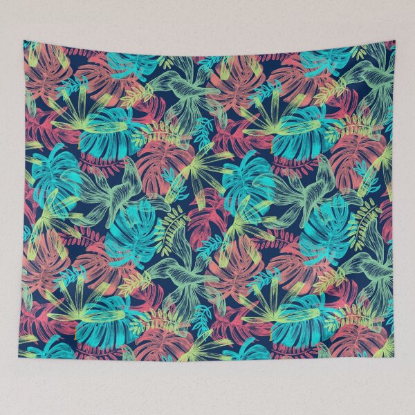 Item preview, Tropical flora palm leaves watercolor flat design. iPhone or Samsung phone Case & Cover designed and sold by RoManSmArt.