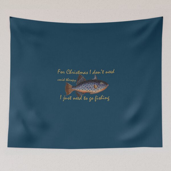 Item preview, FOR CHRISTMAS I JUST NEED FISHING designed and sold by ELEGANZZIA.