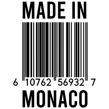 Artwork thumbnail, Made In Monaco by RandomStuffShop