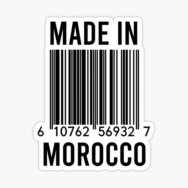 Autocollant Drapeau Maroc Coeur - Sticker A moi Etiquette & Autocollant