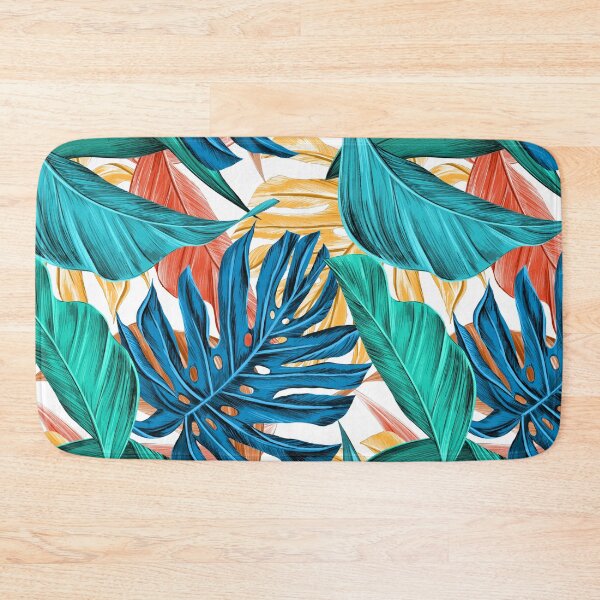 Item preview, Tropical flora palm leaves watercolor flat design. iPhone or Samsung phone Case & Cover designed and sold by RoManSmArt.