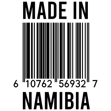 Artwork thumbnail, Made In Namibia by RandomStuffShop