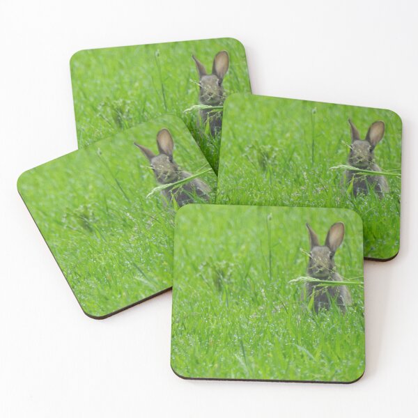 Item preview, Grey hare green grass designed and sold by Gaynor-dI.