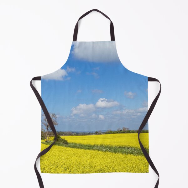 Item preview, Oilseed Rape Field in the Cotswolds near the village of Stanton, England, on a beautiful blue sky and sunny day. designed and sold by Cameranick.