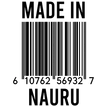 Artwork thumbnail, Made In Nauru by RandomStuffShop